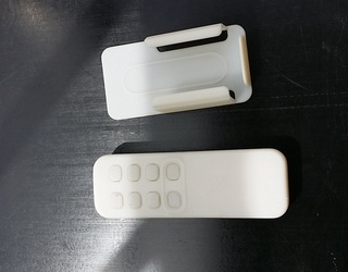 리모컨 조립 모양 / 도장 안한 상태