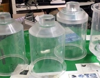 투명 아크릴 선반가공2