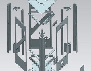 3D Printer Case Design / 분해도